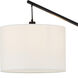 Stockton 83 inch 150 watt Charcoal Grey Floor Lamp Portable Light