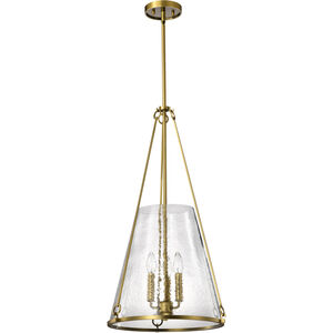 Valentine 16 inch Vintage Brass Pendant Ceiling Light