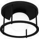 Morehouse 1 Light 10 inch Matte Black Flush Mount Ceiling Light