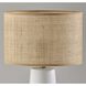 Sheffield 22 inch 100.00 watt White Table Lamp Portable Light