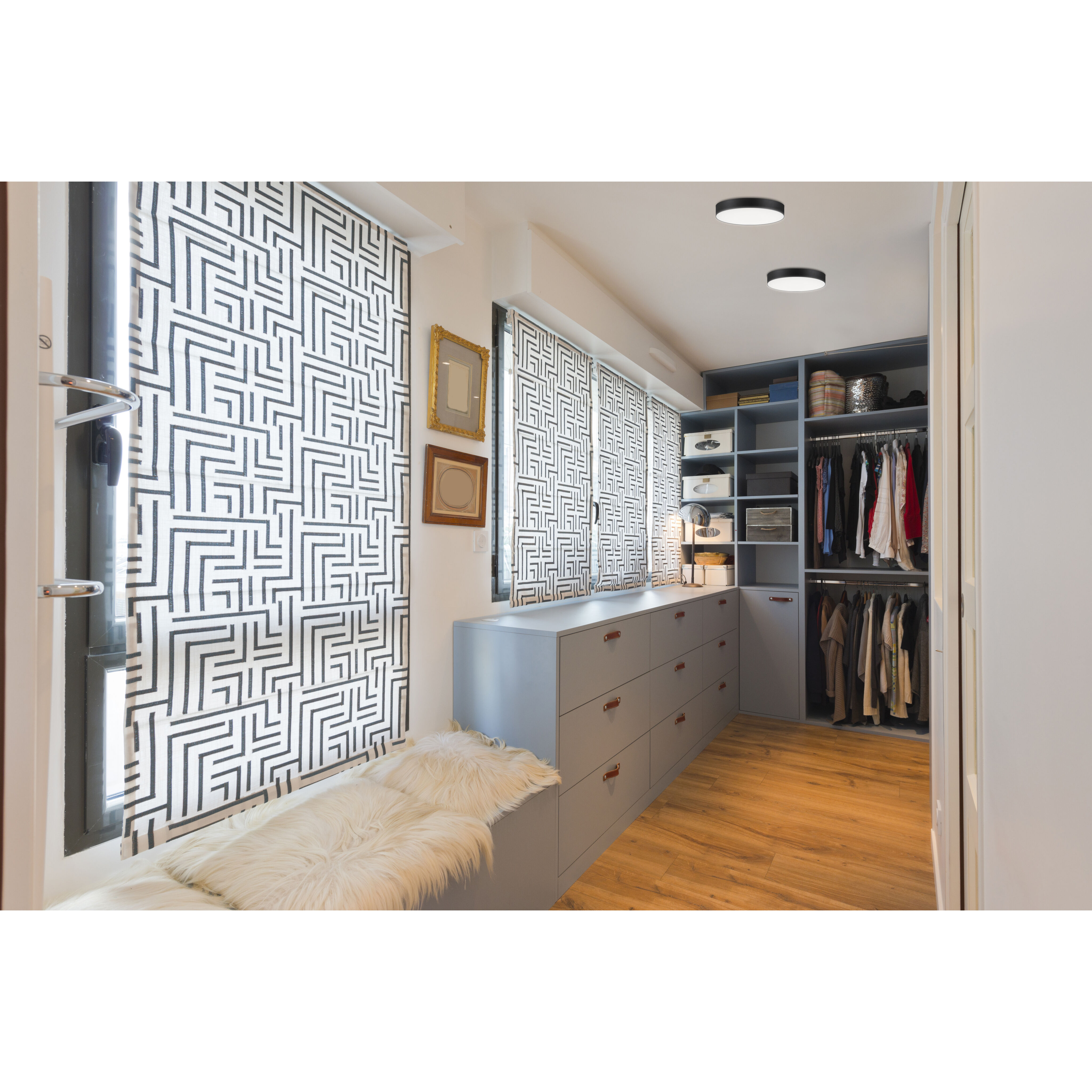 Trim LED 11 inch Polished Chrome Flush Mount Ceiling Light