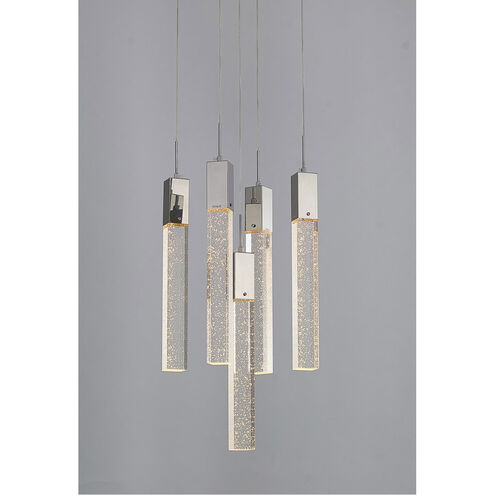 Canada 5 Light 14 inch Chrome Chandelier Ceiling Light