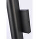 Raine 17 inch Black Outdoor Wall Light