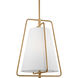 Allis 1 Light 15 inch Satin Brass Pendant Ceiling Light