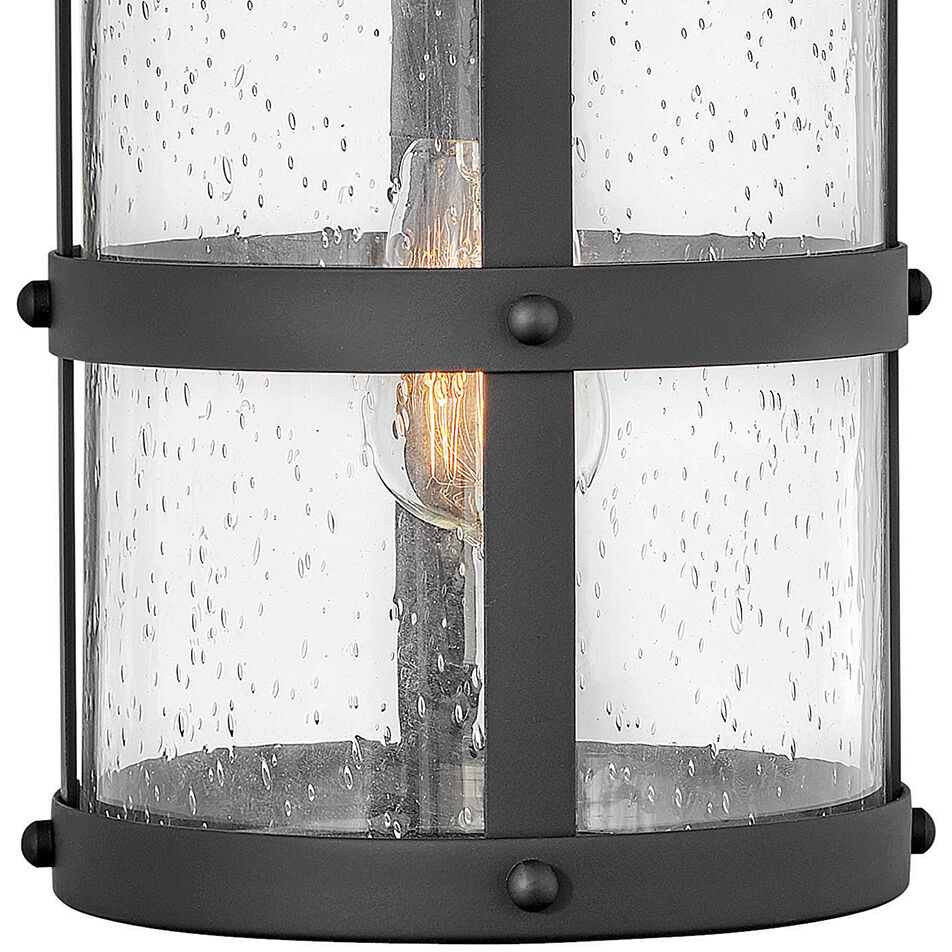 Estate Series Lakehouse LED 17 inch Black Outdoor Wall Mount Lantern, Low Voltage