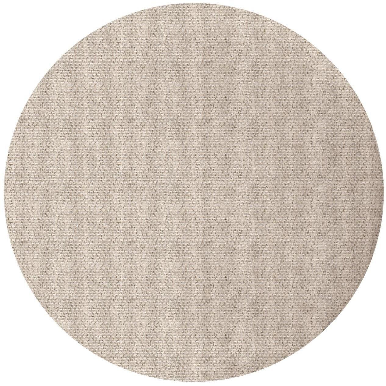 Panama Universal 18 inch Sand 36 Round Ottoman