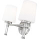 Henri Vanity Wall Light in Brushed Nickel