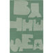 Rain 144 X 108 inch Mint, Aqua Rug