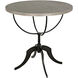 Wine 30 X 30 inch Vintage Grey Accent Table, Adjustable