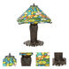 Alba 23.5 inch 75.00 watt Bronze Tiffany Table Lamp Portable Light