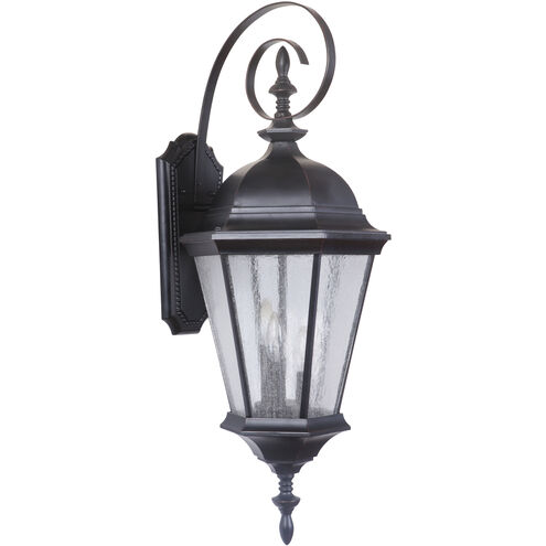 Chadwick 3 Light 33 inch Oiled Bronze Gilded Outdoor Wall Mount, Large