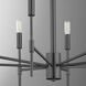 Hamilton 8 Light 28 inch Matte Black Chandelier Ceiling Light