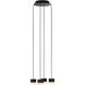 Sean Lavin Gable 4 Light 10.4 inch Nightshade Black Chandelier Ceiling Light