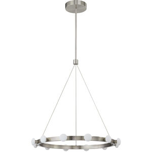 Rezz 27.63 inch Brushed Nickel Pendant Ceiling Light