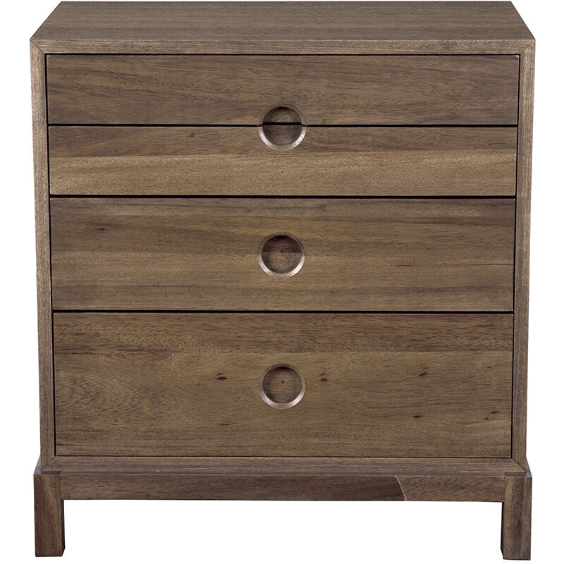 Eros 30 X 28 inch Dark Walnut Side Table