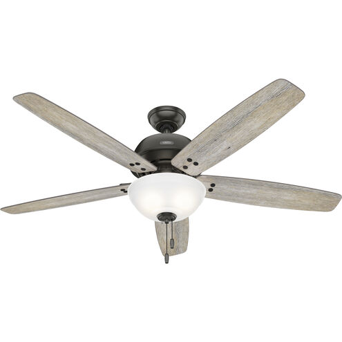 Reveille 60 inch Noble Bronze with Barnwood/Stone Blades Ceiling Fan