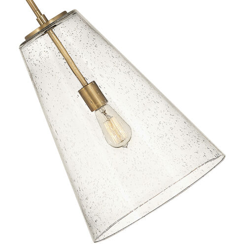 Vance LED 13 inch Heritage Brass Indoor Pendant Ceiling Light