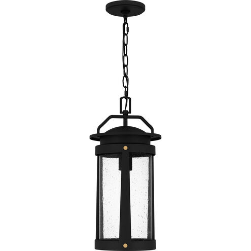 Clifton 1 Light 9 inch Earth Black Outdoor Hanging Lantern