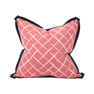 Madcap Cottage 24 inch Cove End Rhubarb Pillow, with Down Insert
