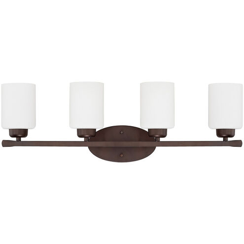 HomePlace by Capital Lighting Dixon 4 Light 29 inch Bronze Vanity Light Wall Light 115241BZ-338 - Open Box
