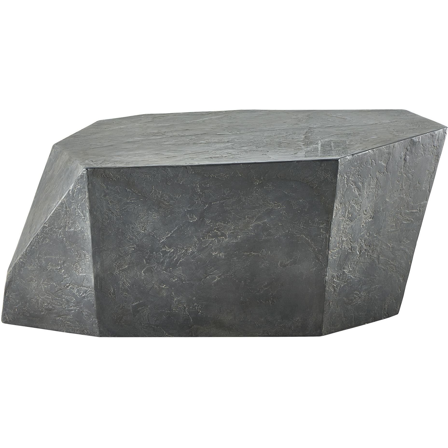 Parra 38 X 15 inch Natural Slate Outdoor Coffee Table