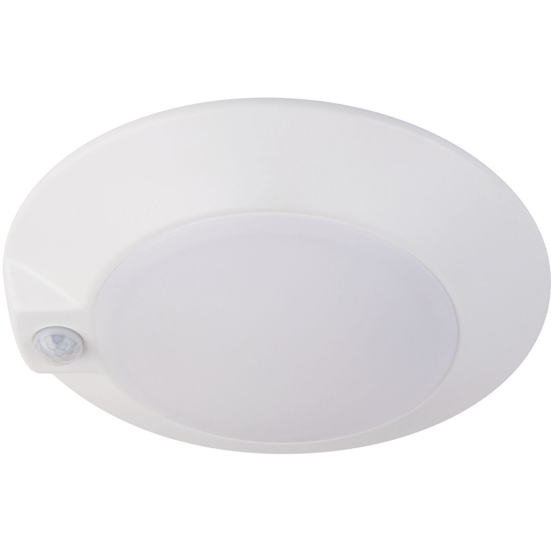 Disc LED 7.4 inch White Flush Mount Ceiling Light in 3000K, WAC Limited