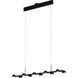 Horoscope 10 Light 9 inch Satin Dark Gray Pendant Ceiling Light