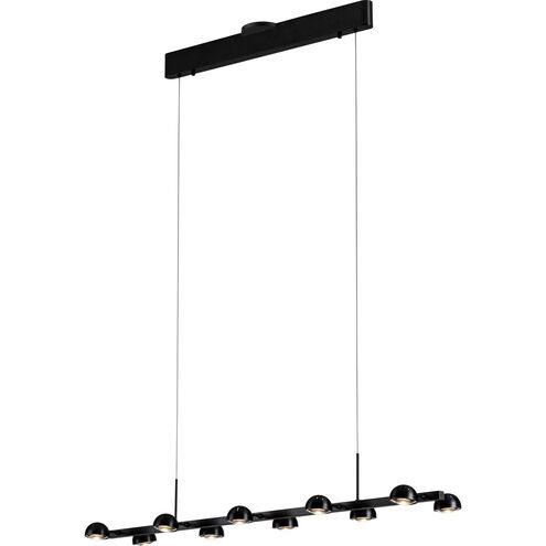 Horoscope 10 Light 9 inch Satin Dark Gray Pendant Ceiling Light