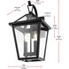 Frankford 2 Light 18 inch Black Outdoor Wall Sconce
