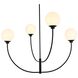 Nyomi 4 Light 42 inch Black Chandelier Ceiling Light