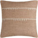 Harry 18 X 18 inch Medium Brown / Oatmeal Accent Pillow