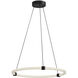 Bruni LED 24.5 inch Black Pendant Ceiling Light