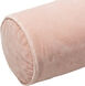 Cotton Velvet 21 inch Dusty Pink Pillow Kit, Bolster