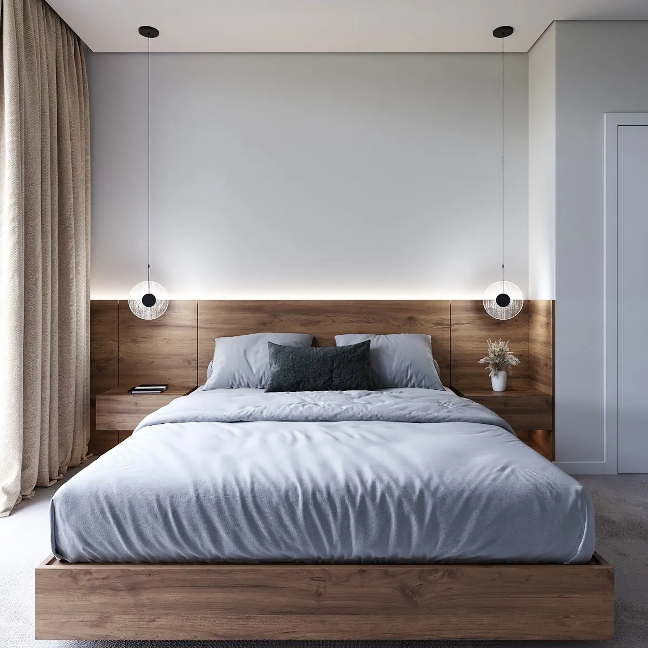 Meclisse LED 9 inch Satin Black Pendant Ceiling Light