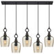 Kendrick 5 Light 43 inch Western Bronze Island Chandelier Ceiling Light 