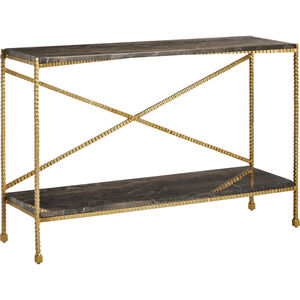 Flying Gold 48 inch Natural and Gold Console Table