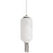 Leandra 1 Light 8 inch White Swag Pendant Ceiling Light