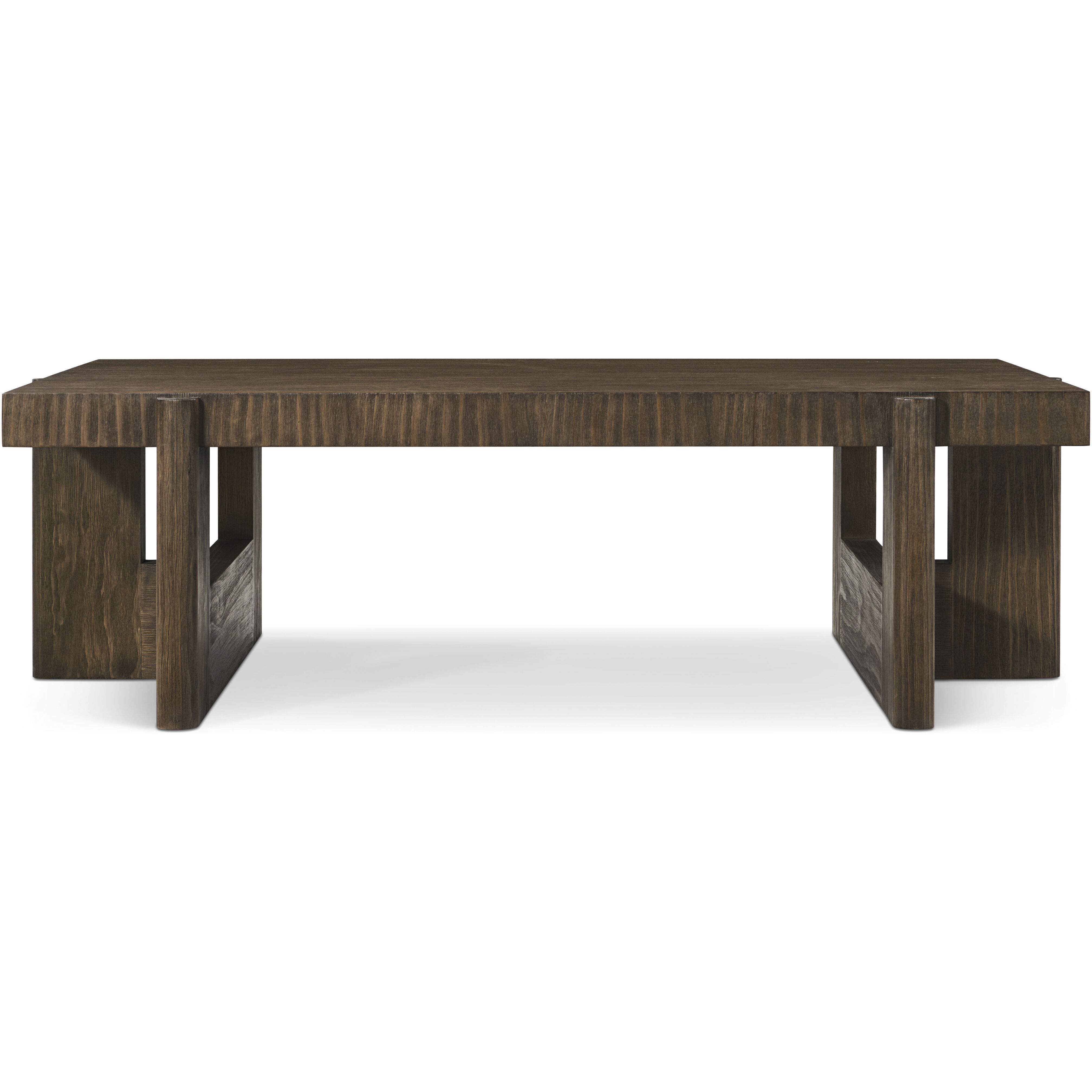 Urbane 57 X 35 inch Campfire Cocktail Table, Wooden