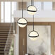Globo Multi Pendant Ceiling Light in Matte Black