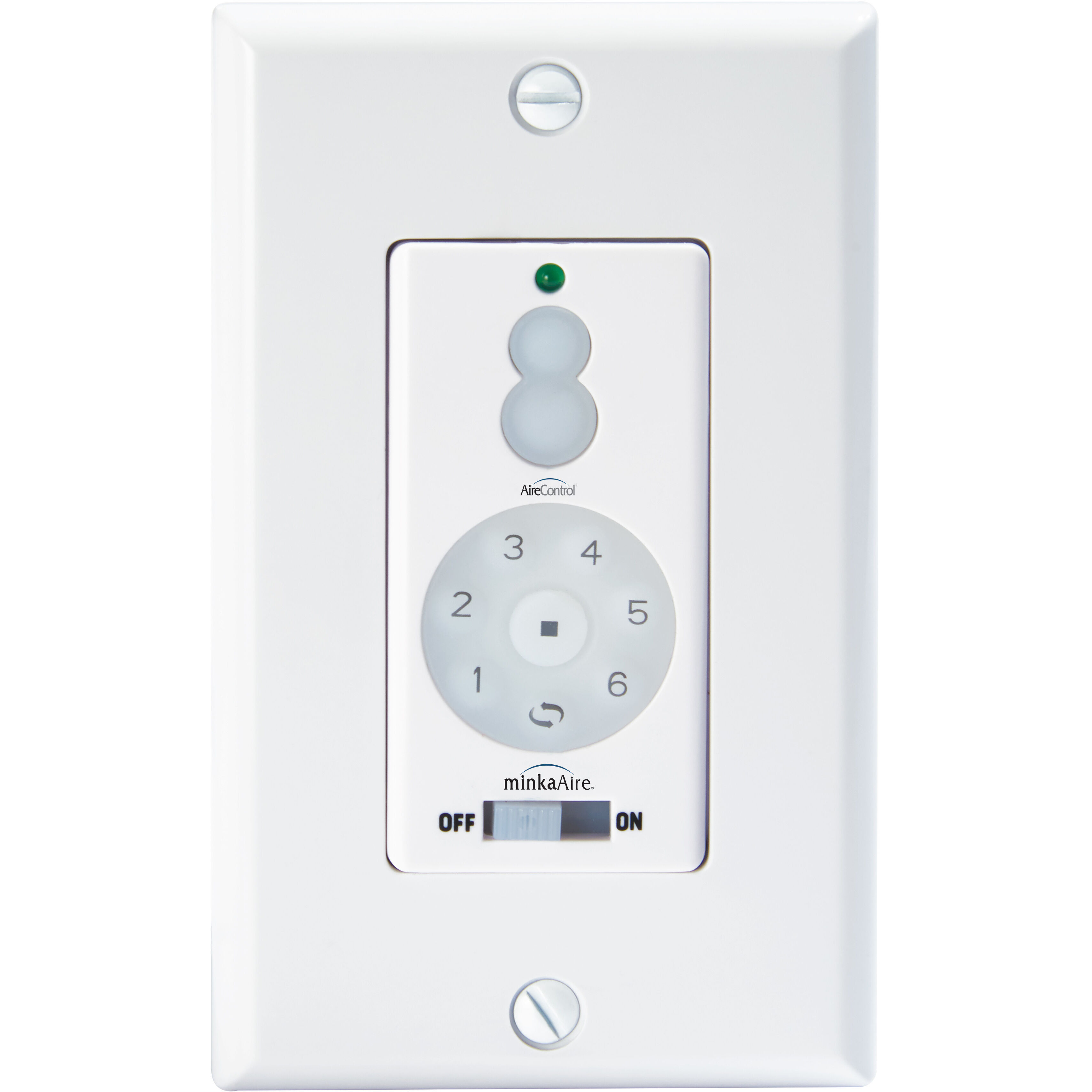 AireControl White Dc Wall Fan Control