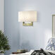 Allison Wall Sconce Wall Light in Antique Brass, Medium