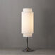 Lollipop 31 inch 14 watt Black Nickel Table Lamp Portable Light