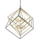 Euclid 12 Light 48 inch Olde Brass/Bronze Chandelier Ceiling Light in Olde Brass and Bronze