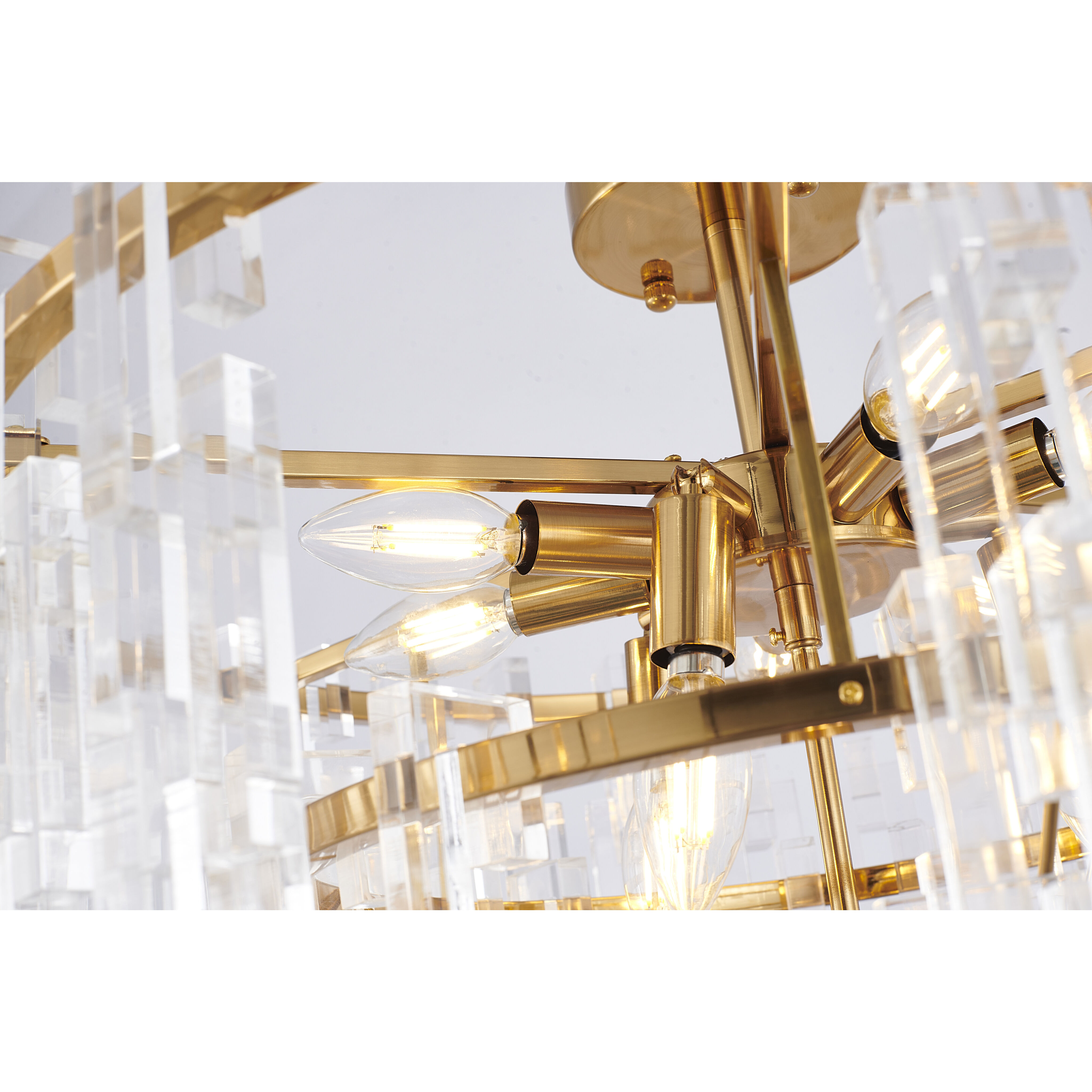 Canada 10 Light 24 inch Antique Bronze Chandelier Ceiling Light