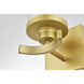 Saanvi 1 Light 5 inch Brass Bath Sconce Wall Light