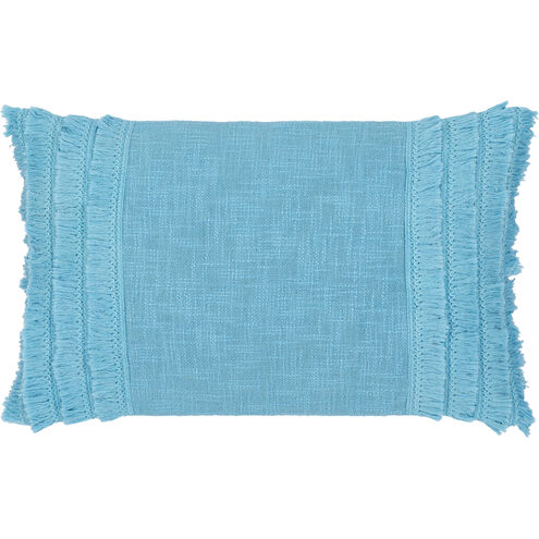 Kandie 22 inch Aqua Pillow Kit in 14 x 22, Lumbar
