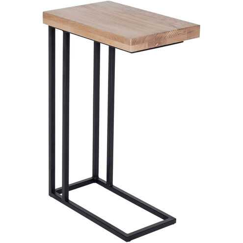 Mila 24 X 16 inch Natural C Shape Side Table