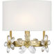 Dahlia 1 Light 9 inch Warm Brass Wall Sconce Wall Light