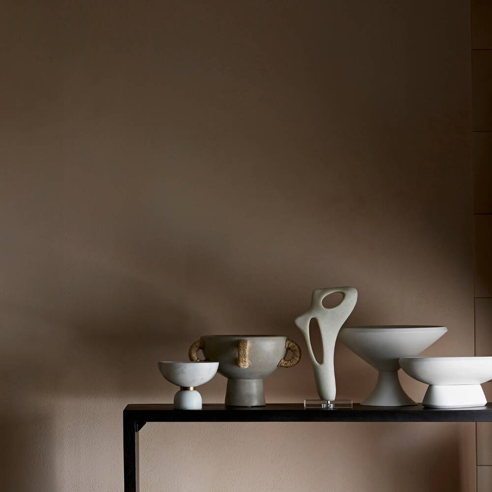 Clyde Fossil Gray Centerpiece