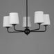 Bristol 5 Light 27 inch Anthracite Single-Tier Chandelier Ceiling Light